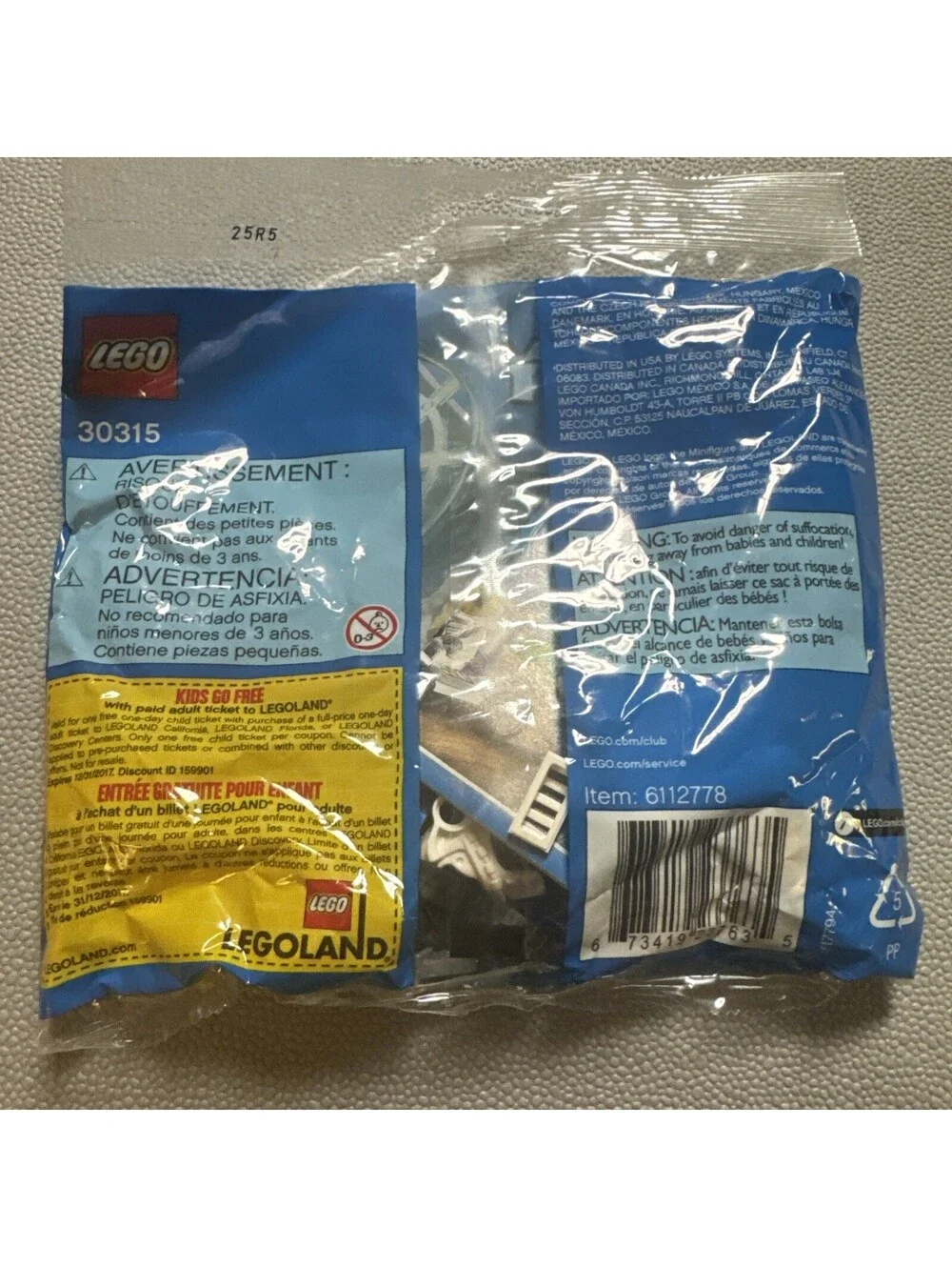 LEGO CITY: Space Utility Vehicle 30315 Astronaut Polybag New 2015 Retired